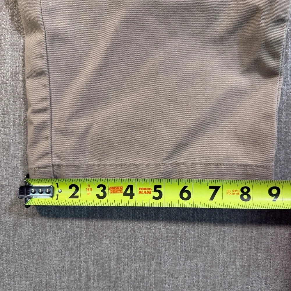 Polo Ralph Lauren Andrew Pant Mens 36x36 Tan Khaki Pleated Chino Trousers Cotton